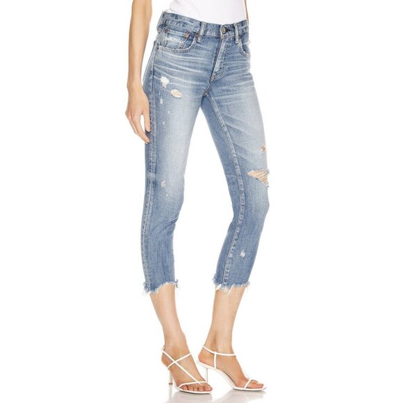 Moussy Vintage Glendele Skinny Jeans Light Blue - Picture 2 of 11